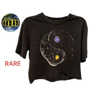 UNIF Ying-Yang Galaxy Cropped Tee